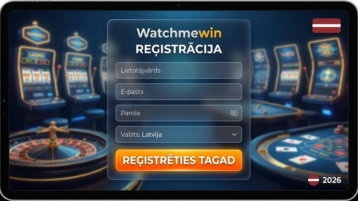 Reģistrācija ar bonusu
